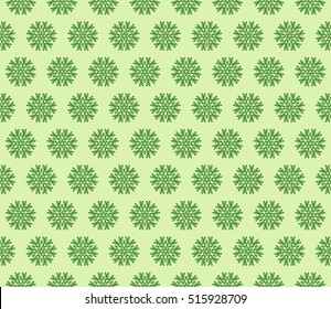 green floral on sacred geometry pattern. vector illustration. for design invitation, wallpaper, fabric.