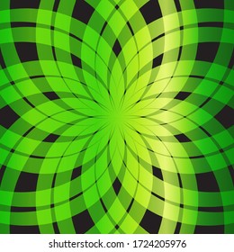 Green Floral Pattern Background Design