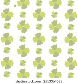 Green floral pattern, hand drawn. Modern abstract design for paper, covers, fabric and other applications.