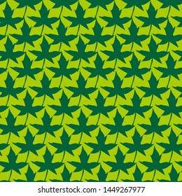 Green floral pattern vector tropical background, banners, Placards, Posters, Flyers. Trendy Ornament for fabric, wallpaper, packaging, wrapping, decorative print, and wall.