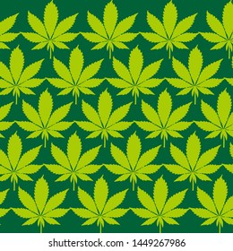 Green floral pattern vector tropical background, banners, Placards, Posters, Flyers. Trendy Ornament for fabric, wallpaper, packaging, wrapping, decorative print, and wall.