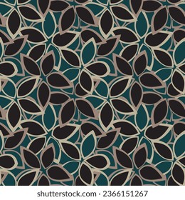 Diseño de patrones sin costura de Green Floral para textiles de moda, gráficos, fondos y artesanías