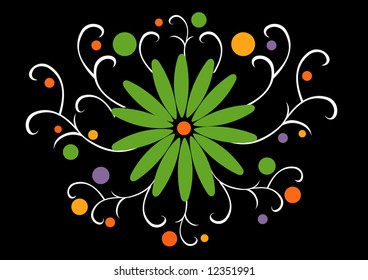Green flower.