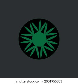 green flower logo new design