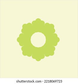 green flower mandala vector eps 