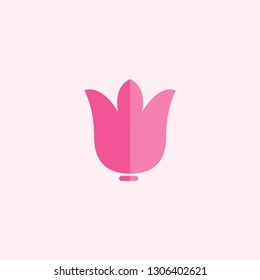Green Flower and Natural Logo Vector Template