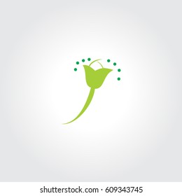 Green Flower Nature Logo