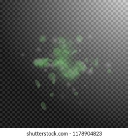 Green flower petals falling down. Neat romantic flowers explosion. Flying petal on transparent square background. Love, romance concept. Artistic wedding invitation.