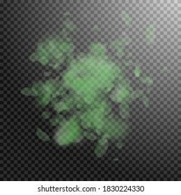 Green flower petals falling down. Cute romantic flowers explosion. Flying petal on transparent square background. Love, romance concept. Artistic wedding invitation.