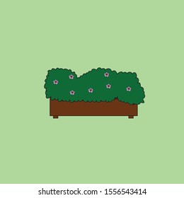 A green flower pot on the window