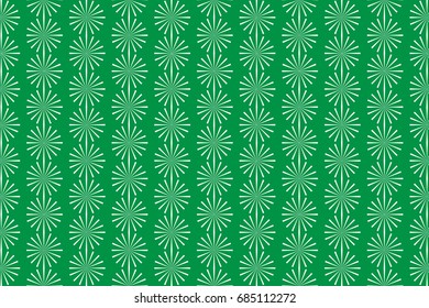 green flower tribal pattern

