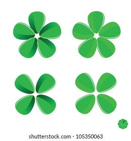 green flower vector illustration art nature symbol