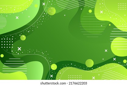 Green fluid abstract background gradient