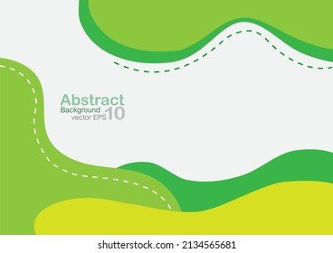 Fondo abstracto de la ola de fluido verde.