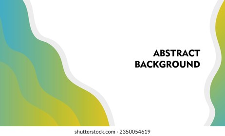 green fluids vector background with gradient