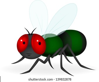 Green fly cartoon