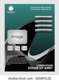 Green flyer design
