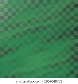Green fog, smoke or gas isolated on transparent background. The effect of toxic gas or smoke clouds. Vector illustration.