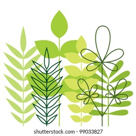 Green foliage