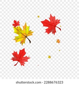 Green Foliage Background Transparent Vector. Leaf Nature Texture. Golden Design Floral. Flying Leaves Template.