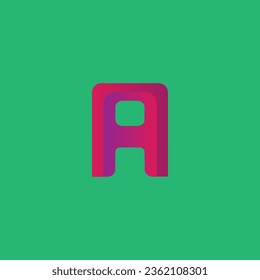 letra verde a diseño