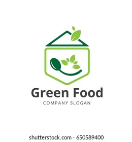 Green Food Logo,Nature Food , Eco Food
