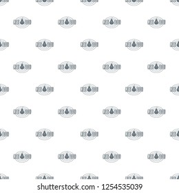 Green food pattern vector seamless repeat for any web design
