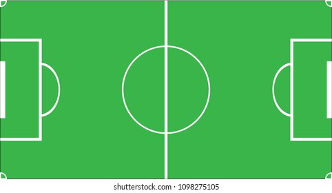green football field