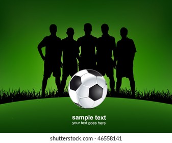 green football poster