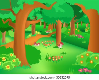 green forest