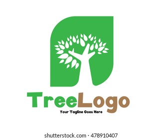 Green Forest Logo,Tree logo,Vector Logo Template