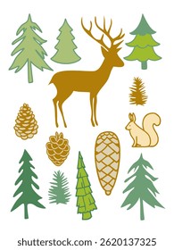 Grünwald Natur, Waldbaum Set