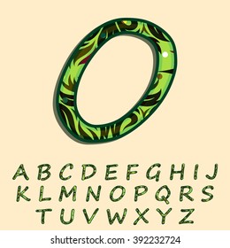 Green forest textured font created in vector/ EPS 10.
High quality and easy to edit, for your Graphic needs.