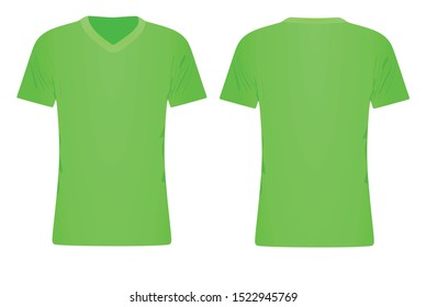 Green forge polo shirt. vector illustration
