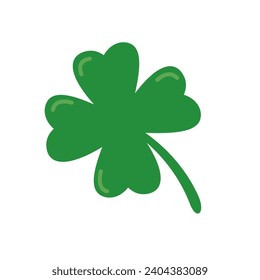 green four leaf clover Symbol of good luck at St.Patrick's festival