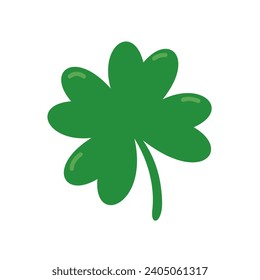 green four leaf clover Symbol of good luck at St.Patrick's festival