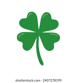 green four leaf clover Symbol of good luck at St.Patrick's festival