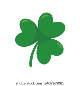 green four leaf clover Symbol of good luck at St.Patrick's festival