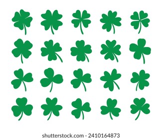 green four leaf clover Symbol of good luck at St.Patrick's festival