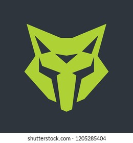 Green Fox abstract sign