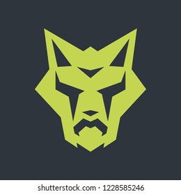 Green Fox abstract sign