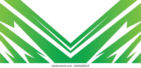Green Fractal Patterns with Sharp Edges