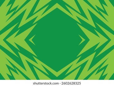 Green Fractal Patterns with Sharp Edges