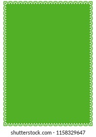 Green frame border label sign vector vintage simple