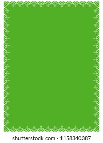 Green frame border label sign vector vintage simple