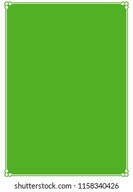 Green frame border label sign vector vintage simple