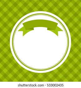 green frame for invitation card