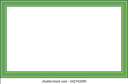 green frame, vector