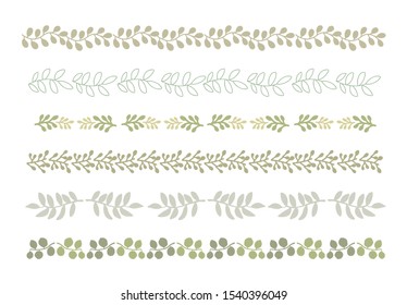 Green frames. Abstract frame design in green.