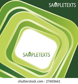 Formulario de marco verde con lugar para Su texto.